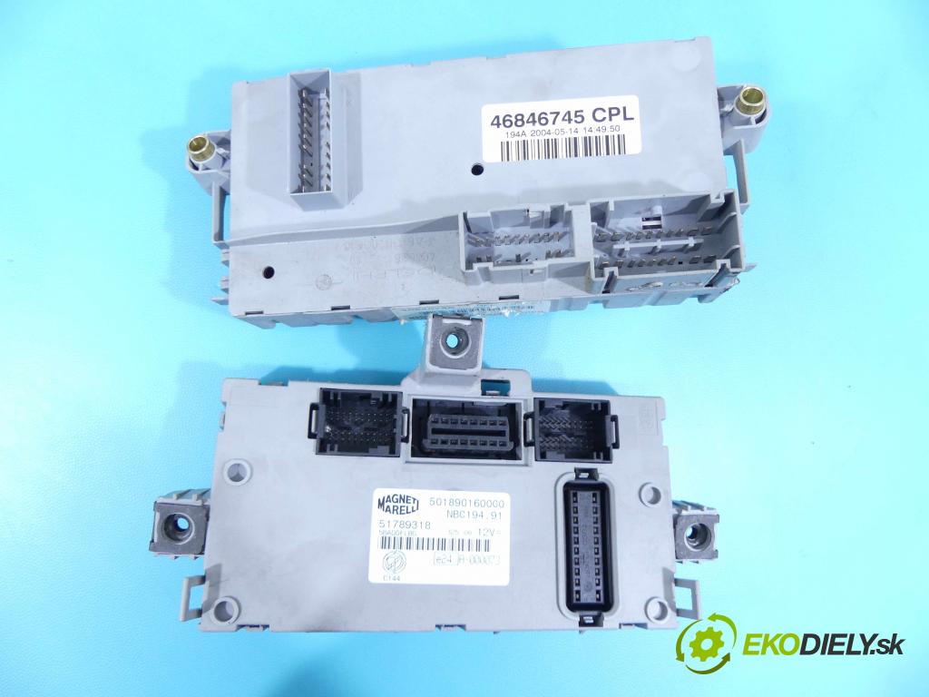 Fiat Croma II 2005-2010 1.9 jtd 150 HP manual 110 kW 1910 cm3 5- modul riadiaca jednotka 46846746 (Ostatné)