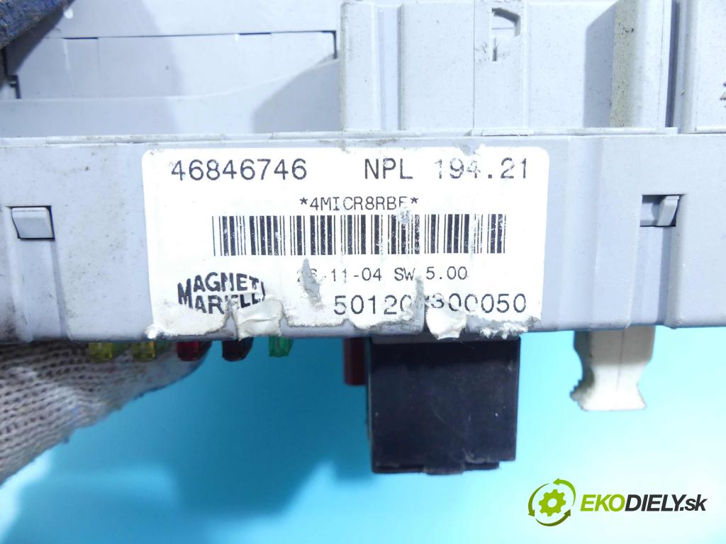 Fiat Croma II 2005-2010 1.9 jtd 150 HP manual 110 kW 1910 cm3 5- modul riadiaca jednotka 46846746 (Ostatné)