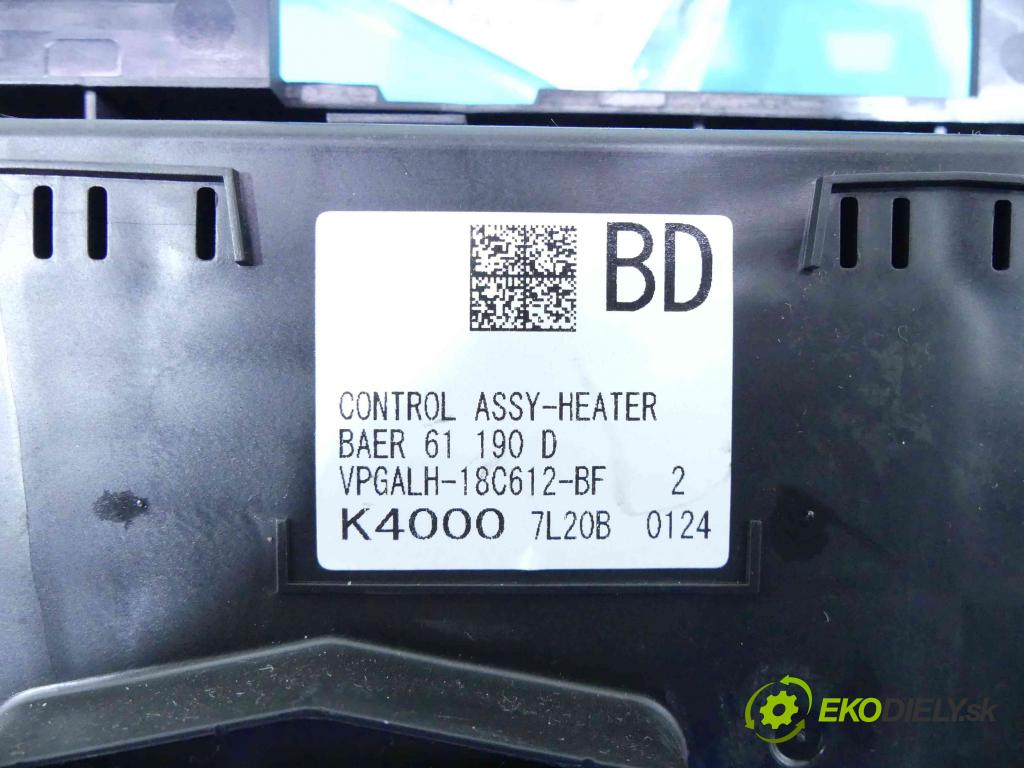 Mazda 3 III BM 2013-2018 2.0 16v 120 HP automatic 88 kW 1999 cm3 4- panel kúrenia VPGALH-18C612-BF