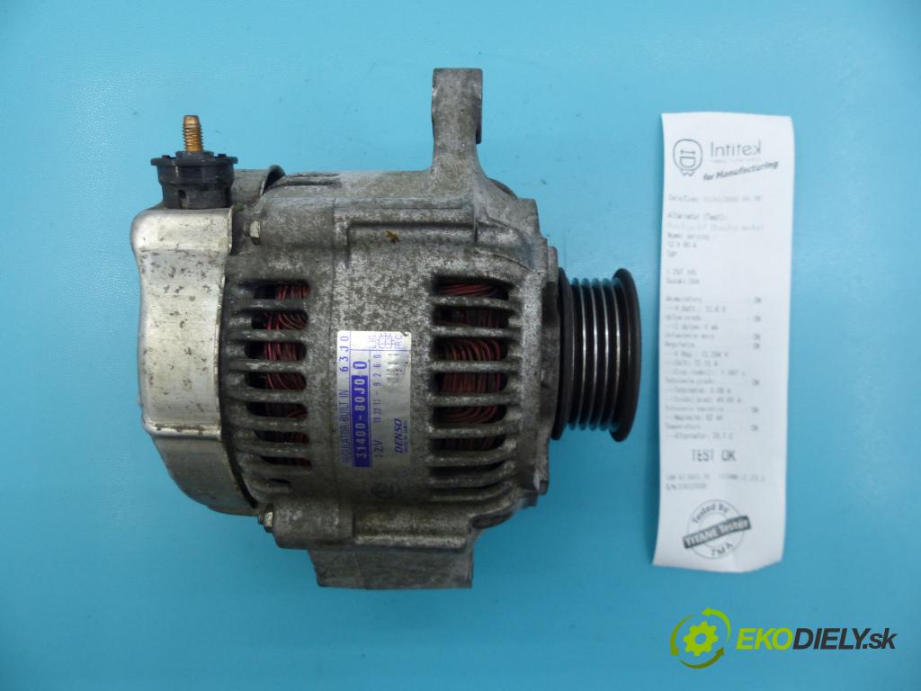 Suzuki SX4 I 2006-2014 1.6 16v 107 HP manual 79 kW 1586 cm3 5- Alternator 31400-80J0 (Alternátory)