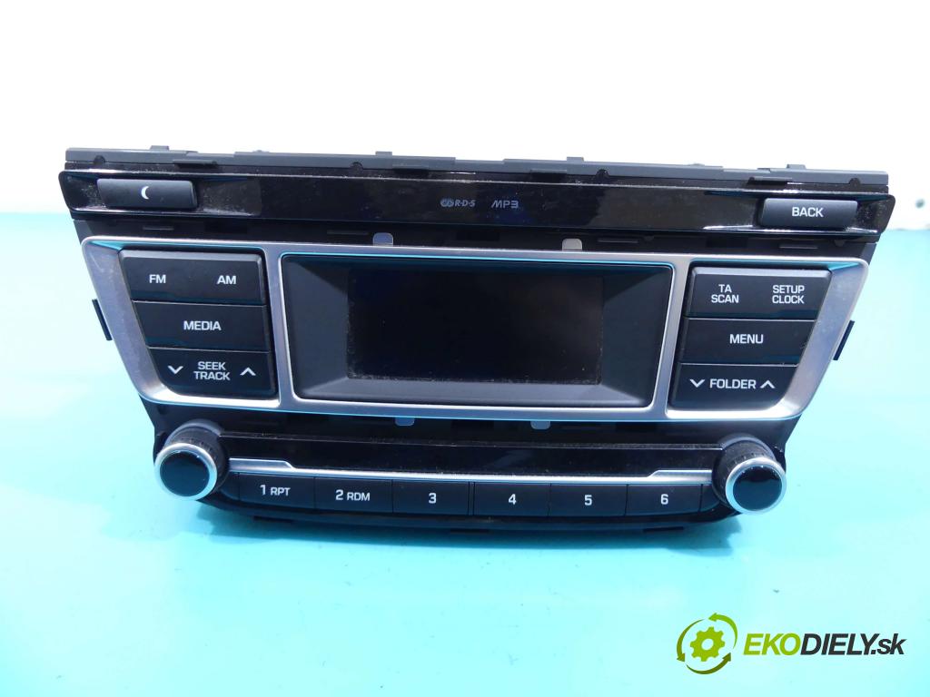 Hyundai i20 II 2014 -2020 1.2 16v 84KM manual 61,8 kW 1248 cm3 5- Radio originál 96170C8000