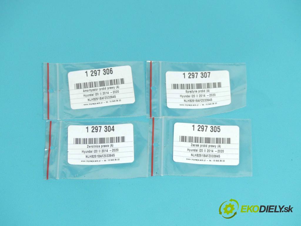 Hyundai i20 II 2014 -2020 1.2 16v 84KM manual 61,8 kW 1248 cm3 5- náboj pravé  (Náboje)