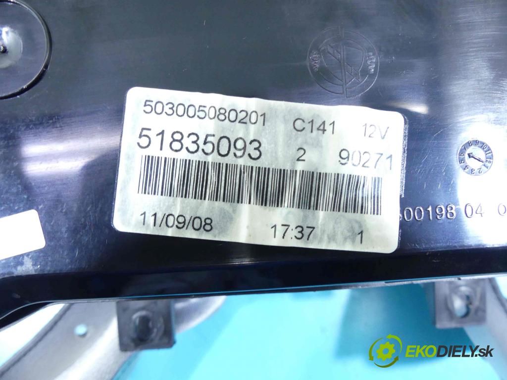 Lancia Delta III 2008-2014 1.9 jtd 190 HP manual 139,5 kW 1910 cm3 5- prístrojovka/ budíky 51835093 (Prístrojové dosky, displeje)