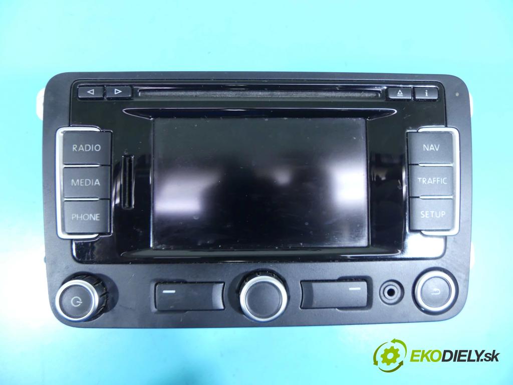 Vw Golf VI 2008-2013 1.6 tdi 105 HP manual 77 kW 1598 cm3 5- Radio originál 3C0035270