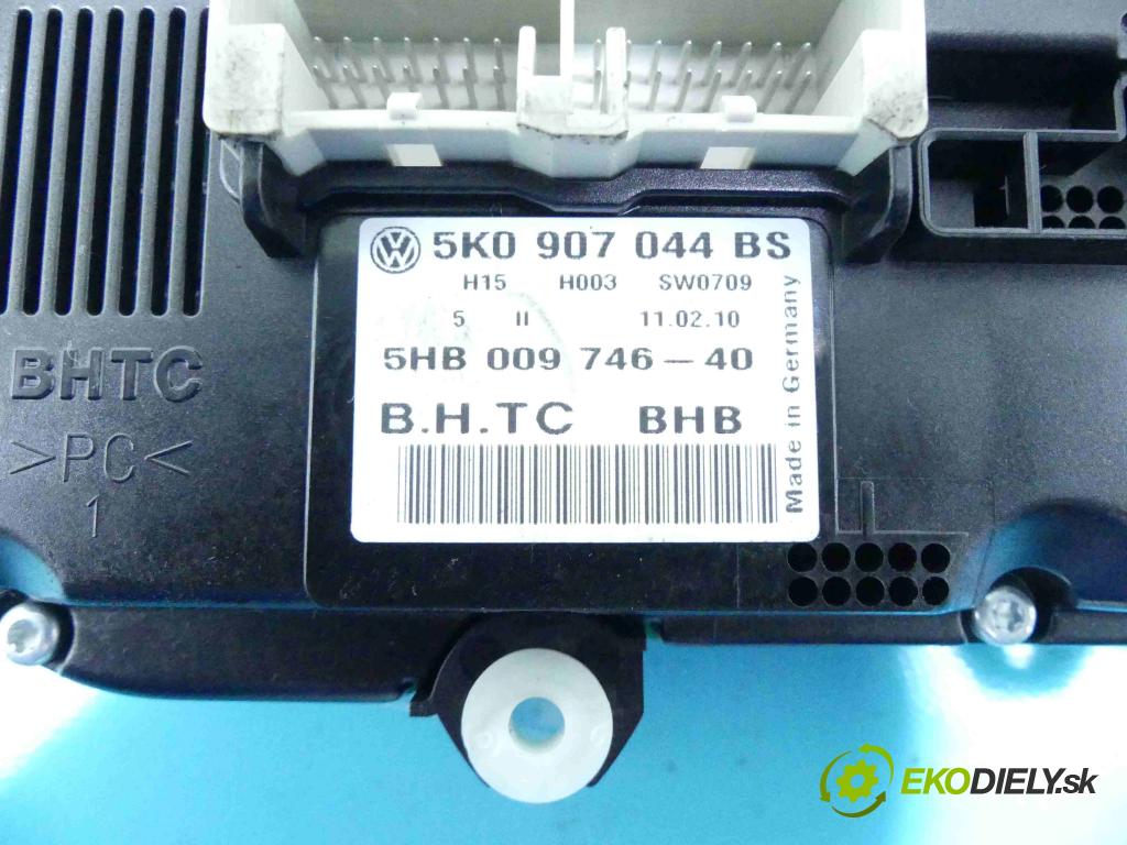 Vw Golf VI 2008-2013 1.6 tdi 105 HP manual 77 kW 1598 cm3 5- panel kúrenia 5K0907044BS