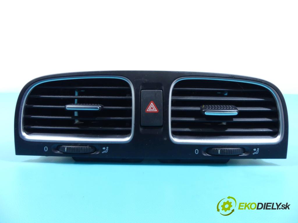 Vw Golf VI 2008-2013 1.6 tdi 105 HP manual 77 kW 1598 cm3 5- Mřížka: kúrenia stredová 5K0819728 (Mriežky kúrenia (fukáre))