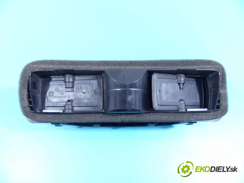 Vw Golf VI 2008-2013 1.6 tdi 105 HP manual 77 kW 1598 cm3 5- Mřížka: kúrenia stredová 5K0819728 (Mriežky kúrenia (fukáre))