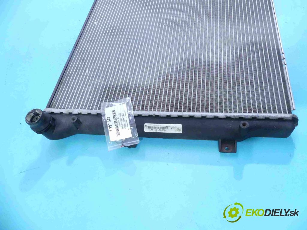 Vw Golf VI 2008-2013 1.6 tdi 105 HP manual 77 kW 1598 cm3 5- chladič voda: 1K0121251DD (Chladiče vody)