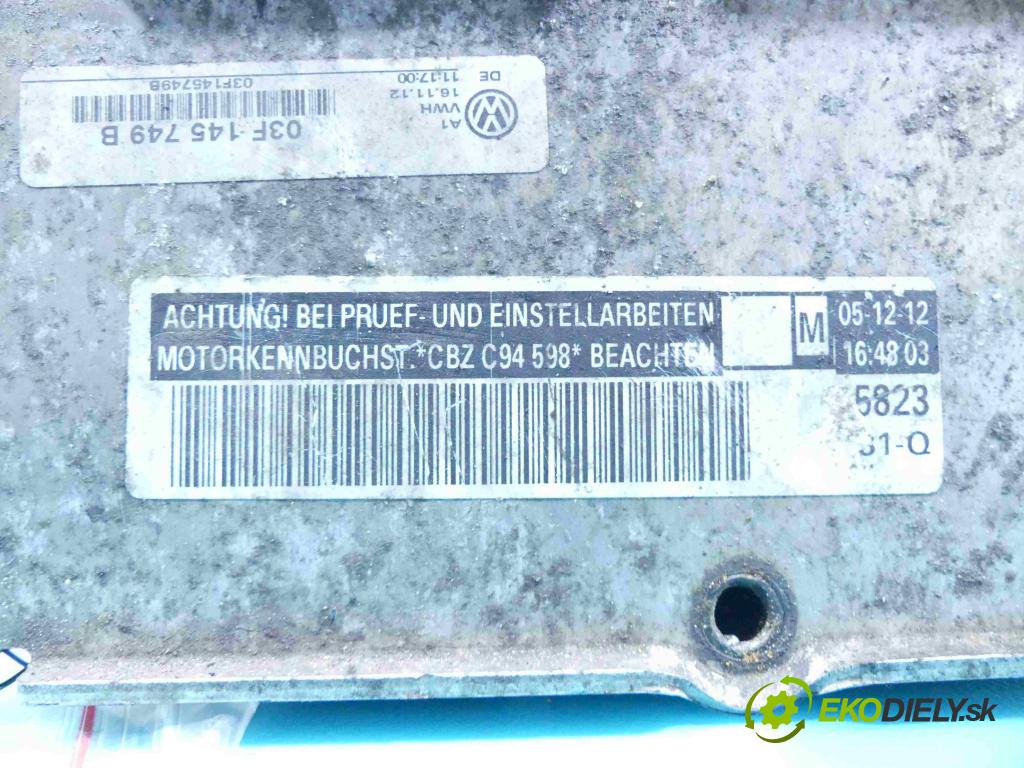 Skoda Rapid 2012-2019 1.2 TSI 105 hp manual 77 kW 1197 cm3 5- Intercooler 03F145749B (Chladiče nasávaného vzduchu (intercoolery))