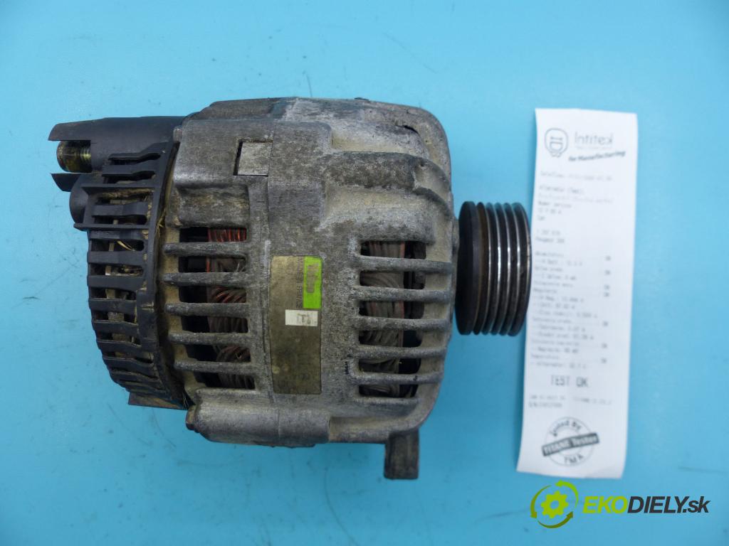 Peugeot 306 1.6 8v 88 hp manual 65 kW 1587 cm3 5- Alternator  (Alternátory)
