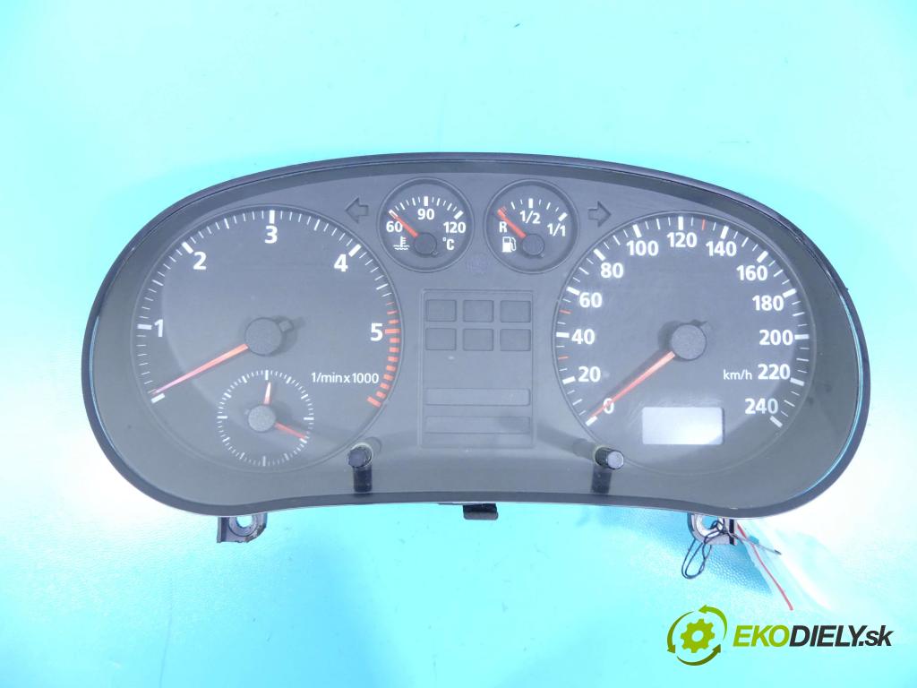 Audi A3 8L 1996-2003 1.9 tdi 90 HP manual 66 kW 1896 cm3 3- prístrojovka/ budíky 8L0919860 (Prístrojové dosky, displeje)