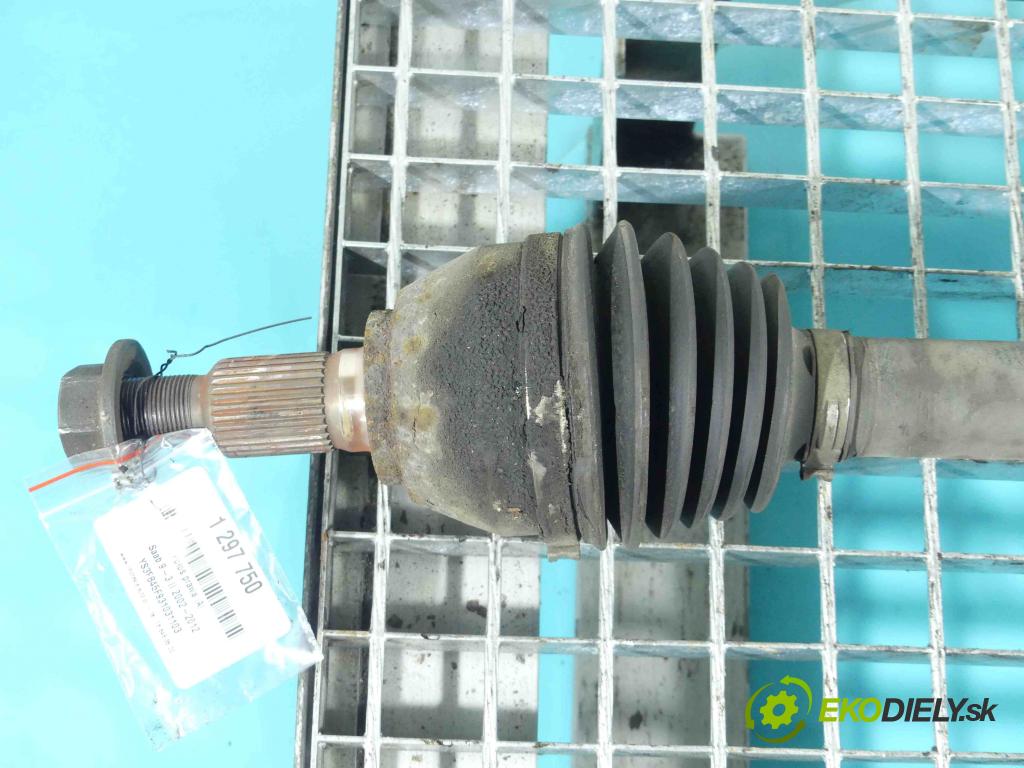 Saab 9-3 II 2002-2012 2.0 T 150 HP manual 110 kW 1998 cm3 4- poloos pravé  (Poloosy)