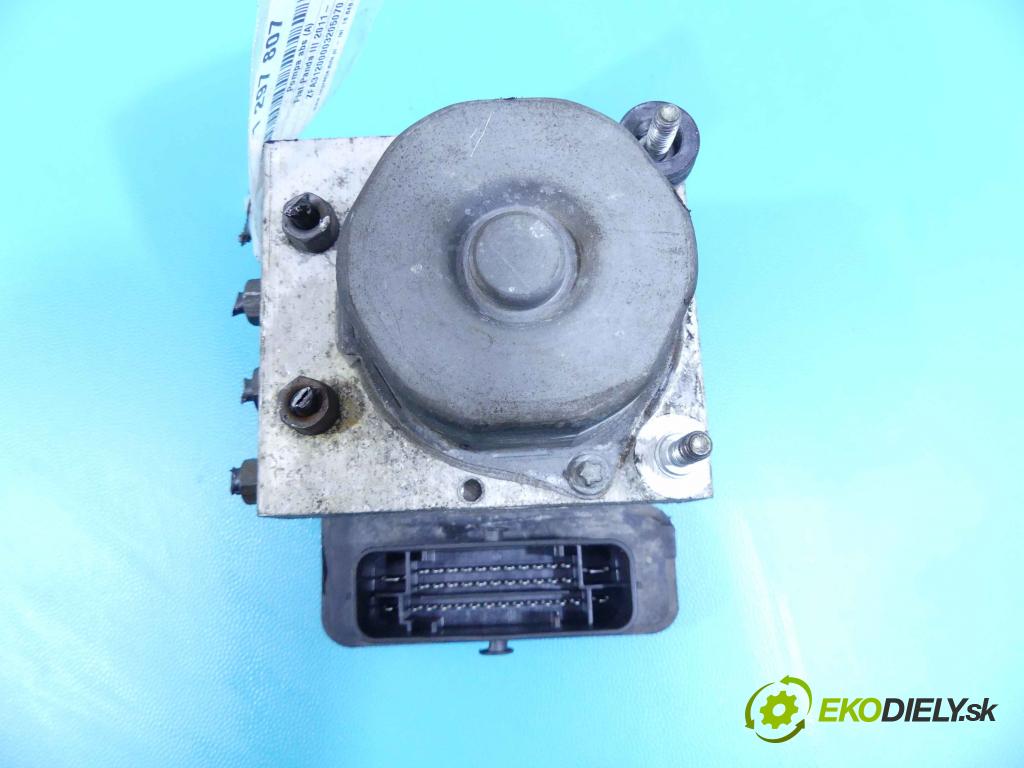 Fiat Panda III 2011- 1,3.0 jtd 75 HP manual 55 kW 1248 cm3 5- čerpadlo abs 0265242874 (Pumpy ABS)
