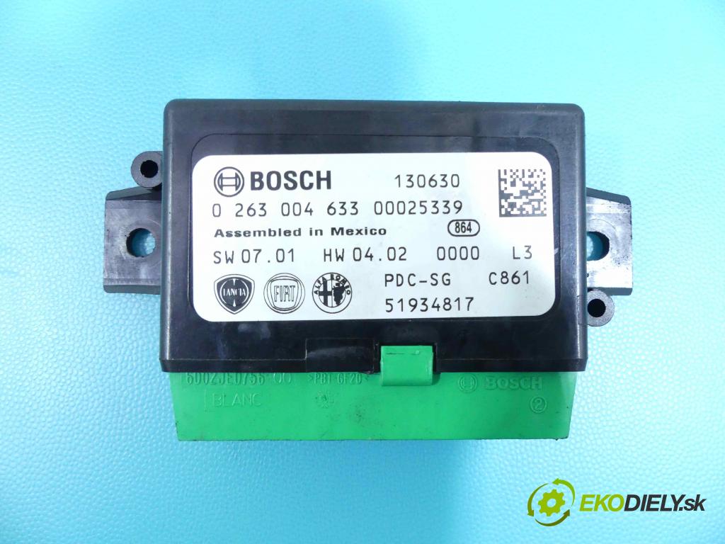 Fiat Panda III 2011- 1,3.0 jtd 75 HP manual 55 kW 1248 cm3 5- modul riadiaca jednotka 0263004633 (Ostatné)