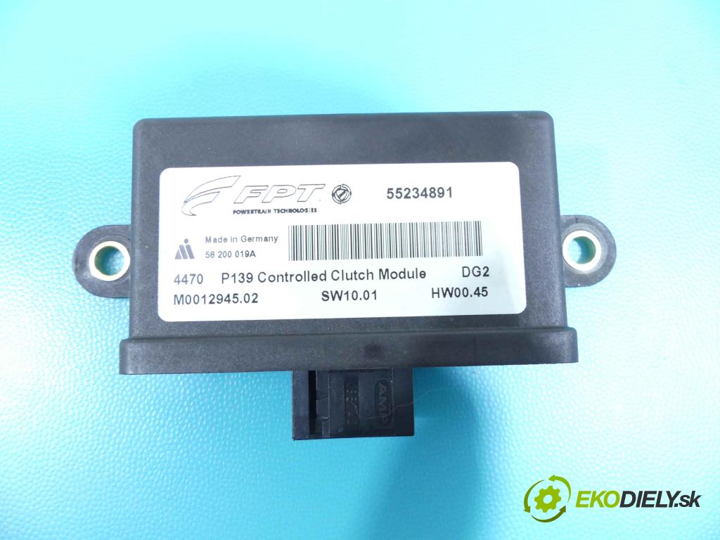 Fiat Panda III 2011- 1,3.0 jtd 75 HP manual 55 kW 1248 cm3 5- modul riadiaca jednotka 55234891 (Ostatné)