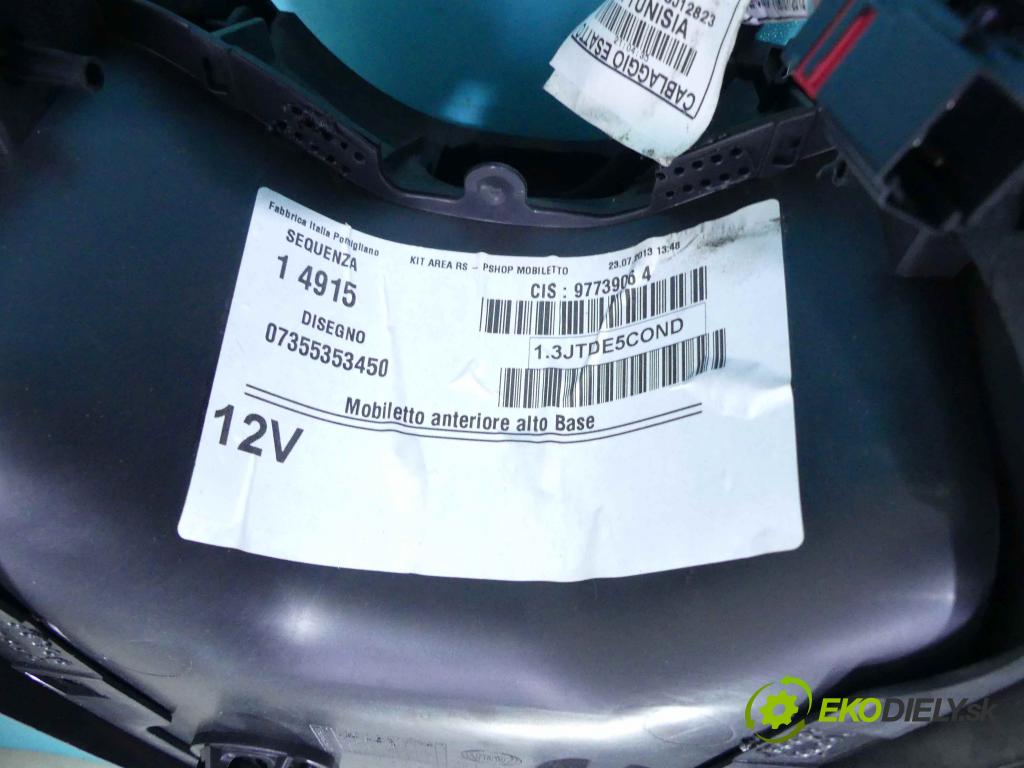 Fiat Panda III 2011- 1,3.0 jtd 75 HP manual 55 kW 1248 cm3 5- operadlo 07355353450 (Lakťové opierky)