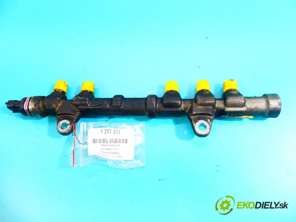 Fiat Panda III 2011- 1,3.0 jtd 75 HP manual 55 kW 1248 cm3 5- lišta vstrekovacia 0445214217 (Vstrekovacie lišty)