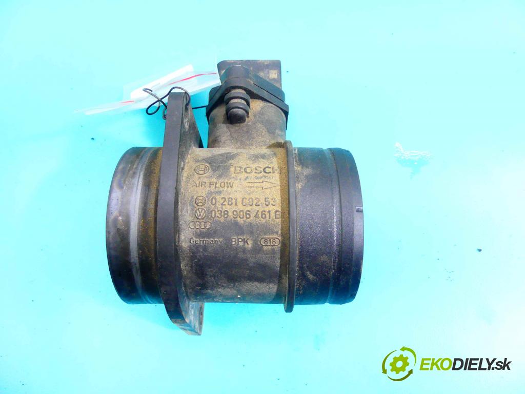 Seat Ibiza III 6L 2002-2008 1.4 tdi 75 HP manual 55 kW 1422 cm3 3- průtokoměr: 038906461B (Váhy vzduchu)