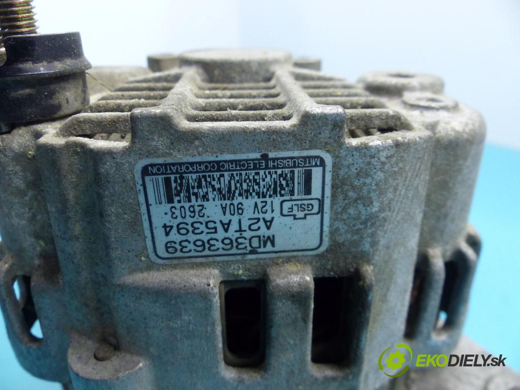 Mitsubishi Colt 1996-2004 1.3 82 hp manual 60 kW 1299 cm3 3- Alternator A2TA5394 (Alternátory)