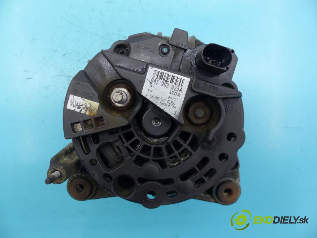 Skoda Fabia I 1999-2007 1.4 tdi 69KM manual 51 kW 1422 cm3 5- Alternator 0124515022 (Alternátory)