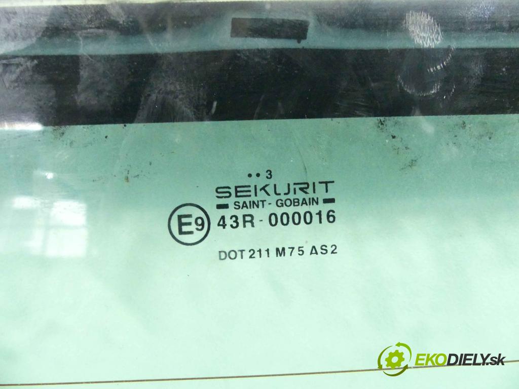 Citroen Berlingo I 1996-2008 2.0 hdi 90 hp manual 66 kW 1997 cm3 5- sklo zadní  (Okna zadní)