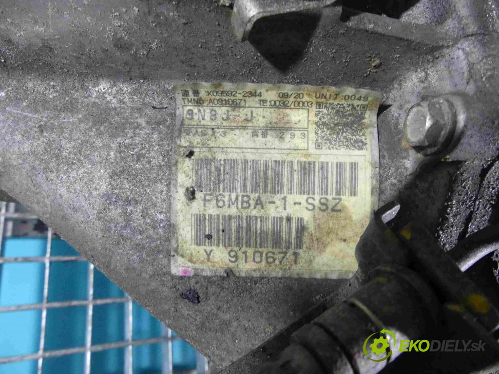 Mitsubishi ASX 2010-2016 1.8 DI-D 116 HP manual 85 kW 1798 cm3 5- prevodovka stupeň,rýchlosť manual F6MBA-1-SSZ