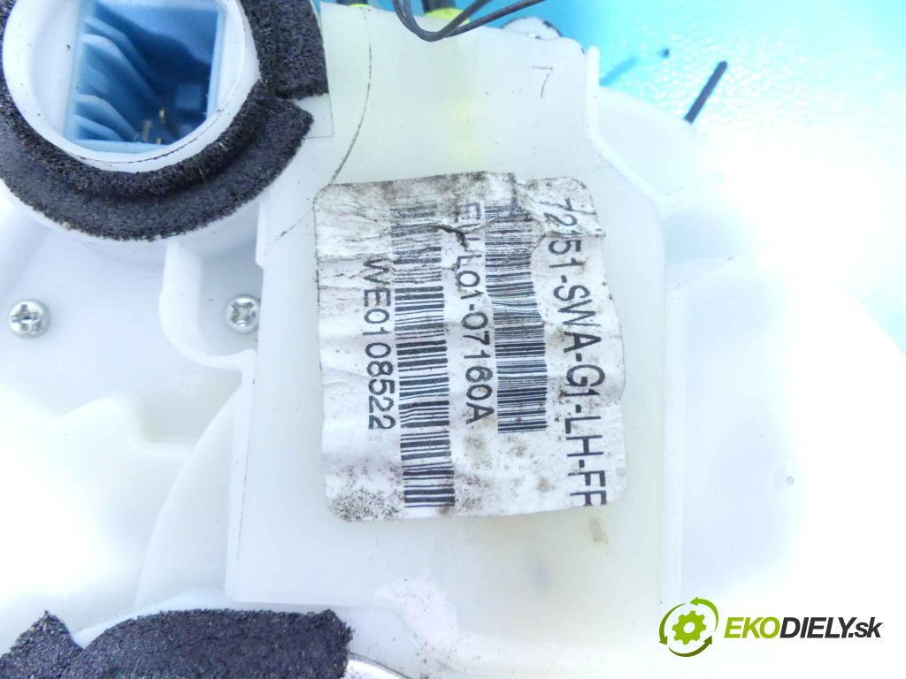 Honda CR-V III 2006-2011 2.2 i-DTEC 150 hp manual 110 kW 2199 cm3 5- zámek přední levý 72151-SWA-G1-LH-FR