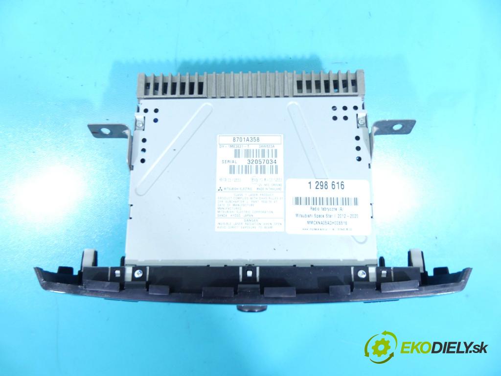 Mitsubishi Space Star II 2012-2020 1.0 71 HP manual 52 kW 999 cm3 5- Radio originál 8701A358
