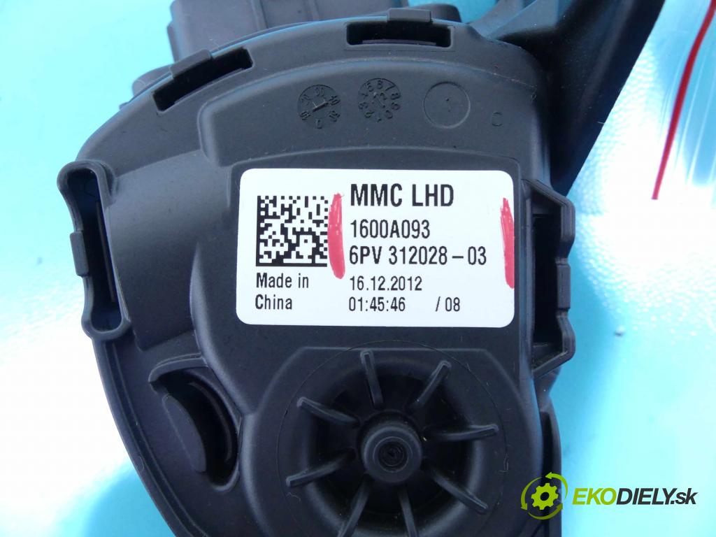 Mitsubishi Space Star II 2012-2020 1.0 71 HP manual 52 kW 999 cm3 5- pedále 6PV312028-03 (Pedále)