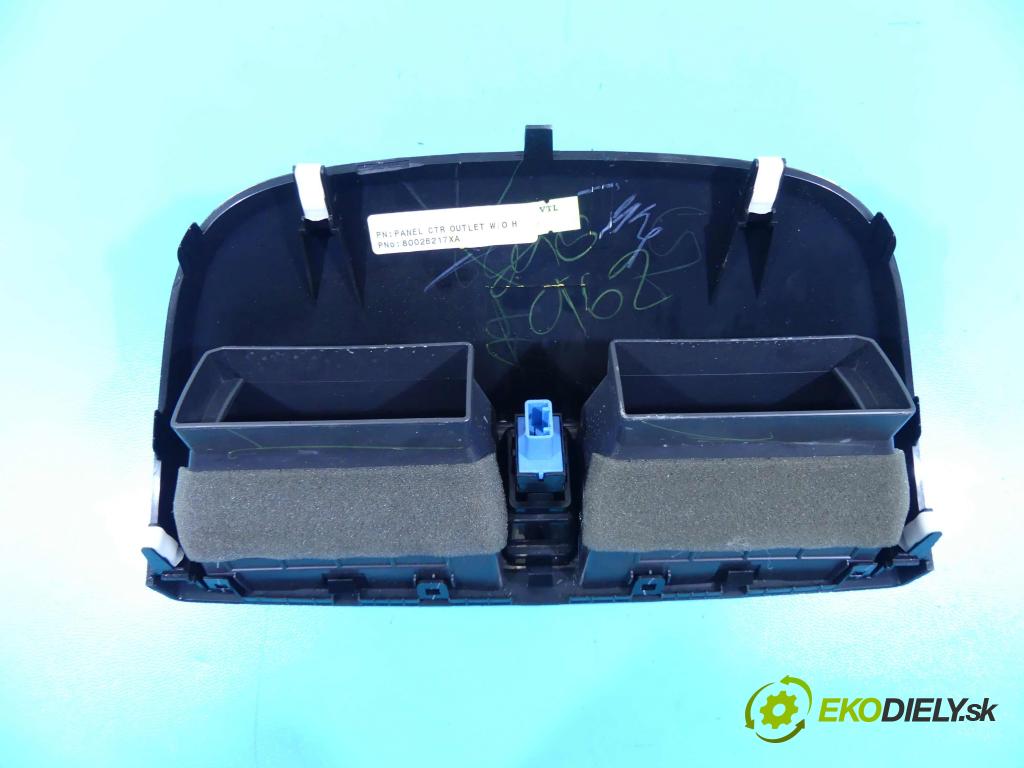 Mitsubishi Space Star II 2012-2020 1.0 71 HP manual 52 kW 999 cm3 5- Mřížka: kúrenia stredová 8002B217XA (Mriežky kúrenia (fukáre))