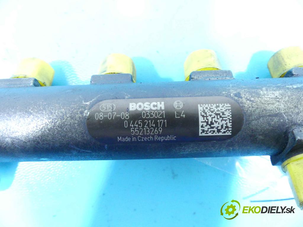Lancia Delta III 2008-2014 1.9 jtd 190 HP manual 139,5 kW 1910 cm3 5- lišta vstrekovacia 0445214171 (Vstrekovacie lišty)