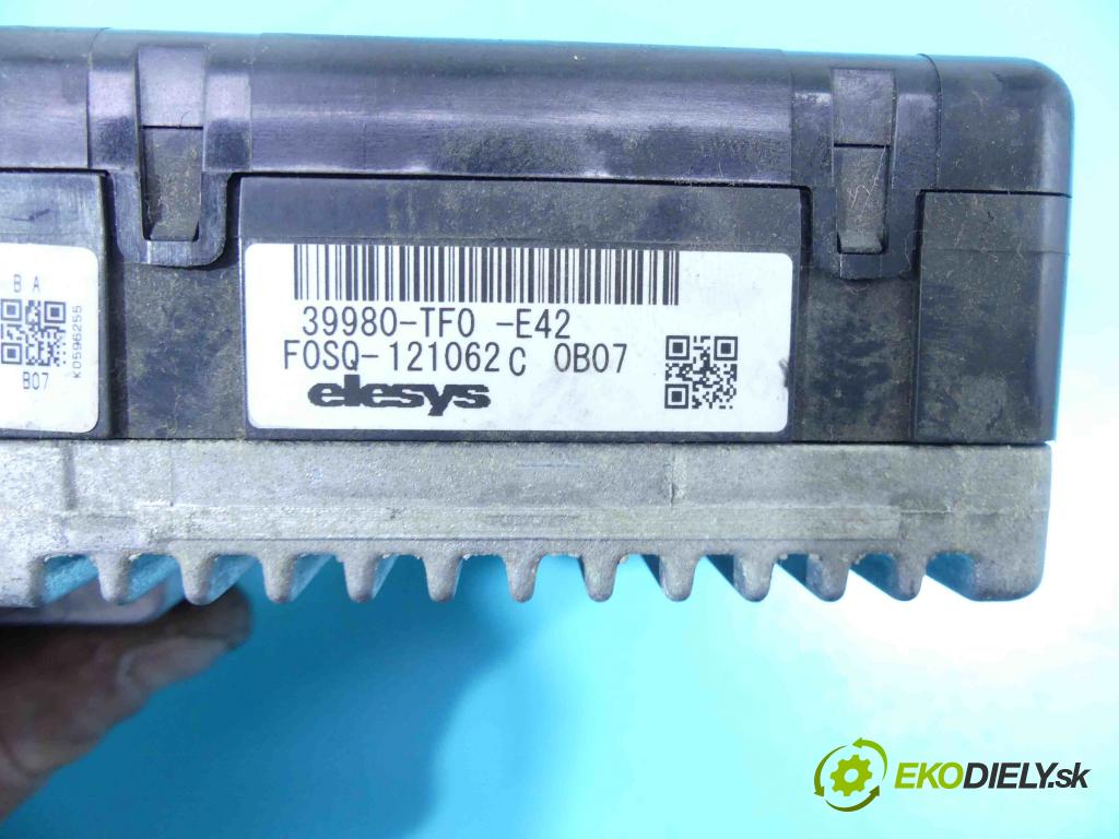 Honda Jazz III 2008-2014 1.2 16v 90 HP manual 66 kW 1198 cm3 5- modul riadiaca jednotka 39980-TF0-E42 (Ostatné)