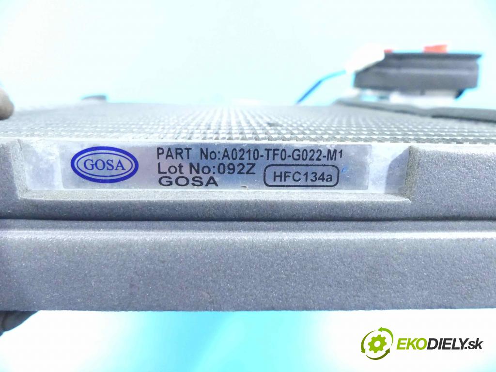 Honda Jazz III 2008-2014 1.2 16v 90 hp manual 66 kW 1198 cm3 5- radiátor A0210-TF0-G022-M1 (Radiátory topení)