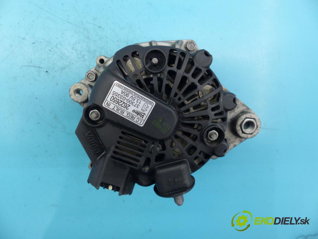Hyundai i20 II 2014 -2020 1.2 16v 84KM manual 61,8 kW 1248 cm3 5- Alternator 37300-03355 (Alternátory)