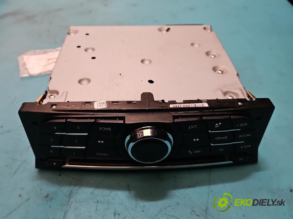Peugeot 301 1.6 16v 116 HP manual 85 kW 1587 cm3 4- Radio originál 98134281ZD