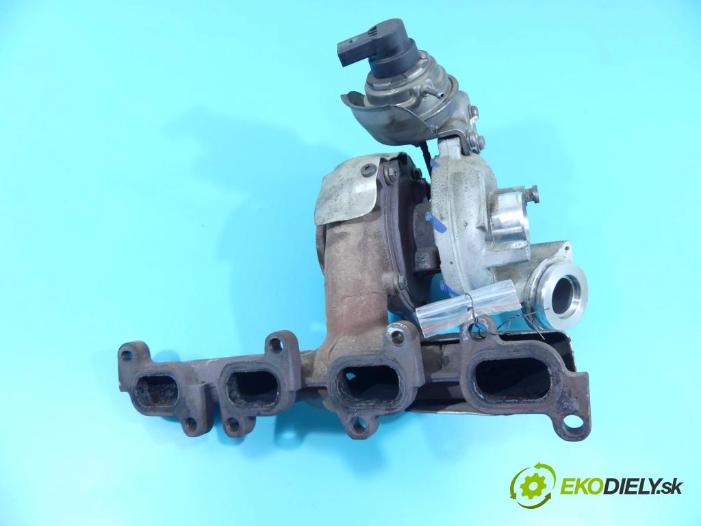 Vw Golf VI 2008-2013 1.6 tdi 105 HP manual 77 kW 1598 cm3 5- turbodúchadlo, turbo 775517-1 (Turbodúchadlá (kompletné))