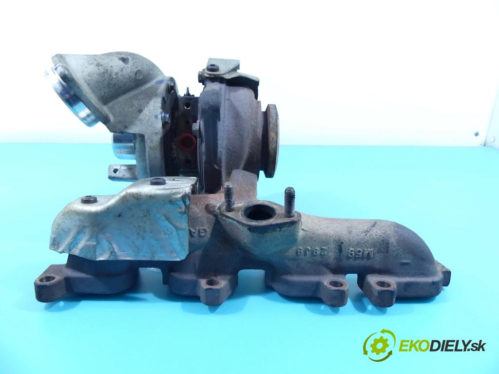 Vw Golf VI 2008-2013 1.6 tdi 105 HP manual 77 kW 1598 cm3 5- turbodúchadlo, turbo 775517-1 (Turbodúchadlá (kompletné))