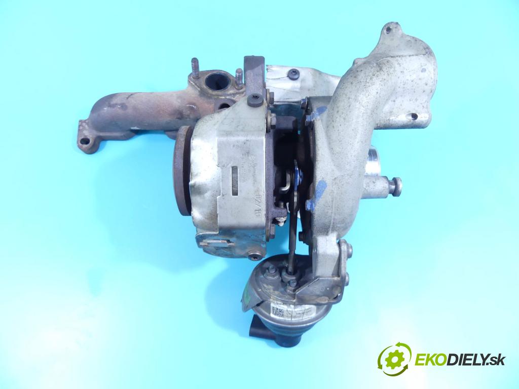 Vw Golf VI 2008-2013 1.6 tdi 105 HP manual 77 kW 1598 cm3 5- turbodúchadlo, turbo 775517-1 (Turbodúchadlá (kompletné))