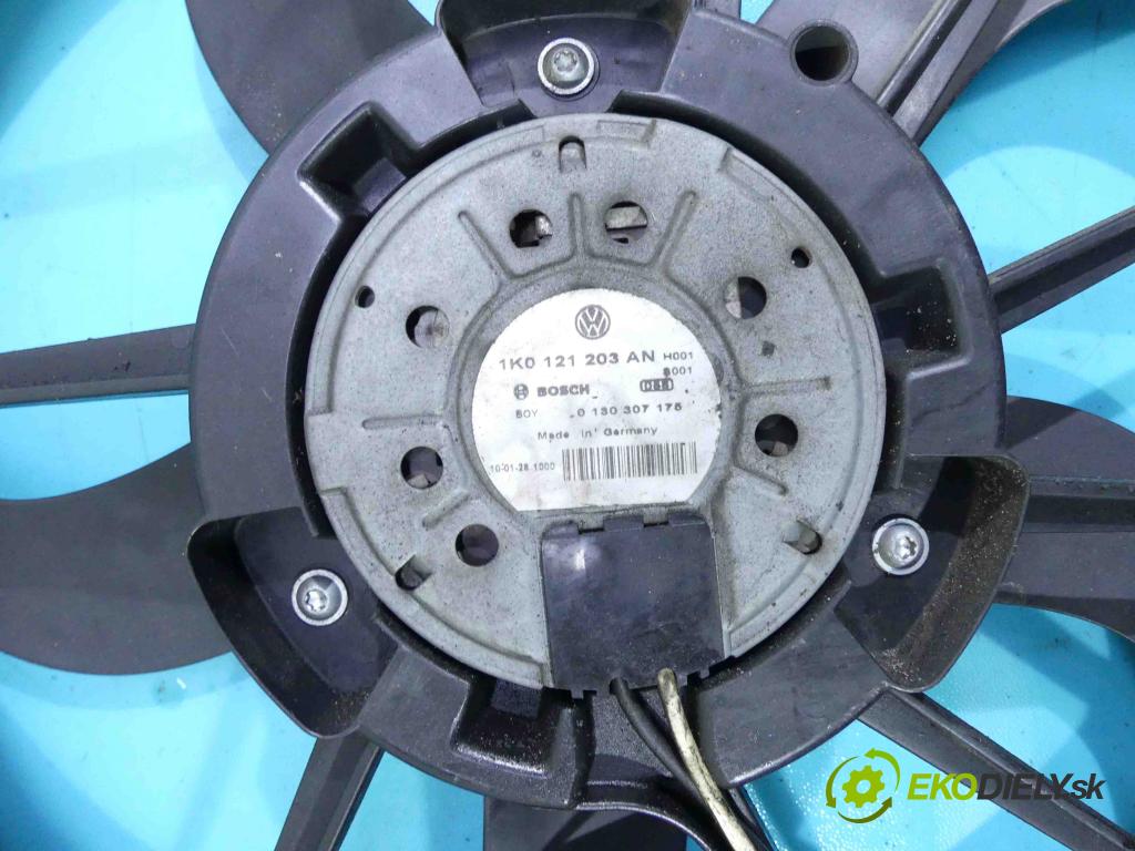 Vw Golf VI 2008-2013 1.6 tdi 105 HP manual 77 kW 1598 cm3 5- Ventilátor chladiča 1137328616