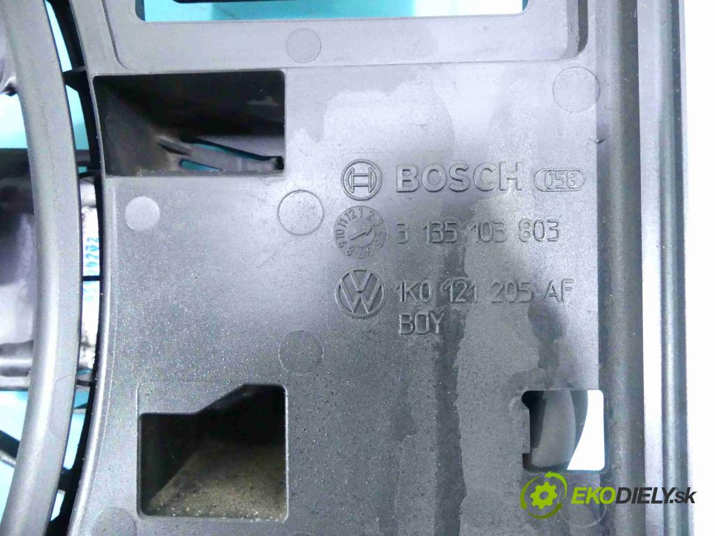 Vw Golf VI 2008-2013 1.6 tdi 105 HP manual 77 kW 1598 cm3 5- Ventilátor chladiča 1137328616