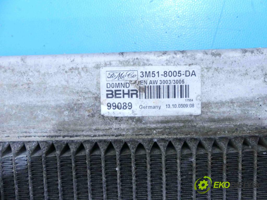 Volvo S40 II 2004-2012 2.5 T5 230 HP manual 169 kW 2521 cm3 4- chladič voda: 3M51-8005-DA (Chladiče vody)