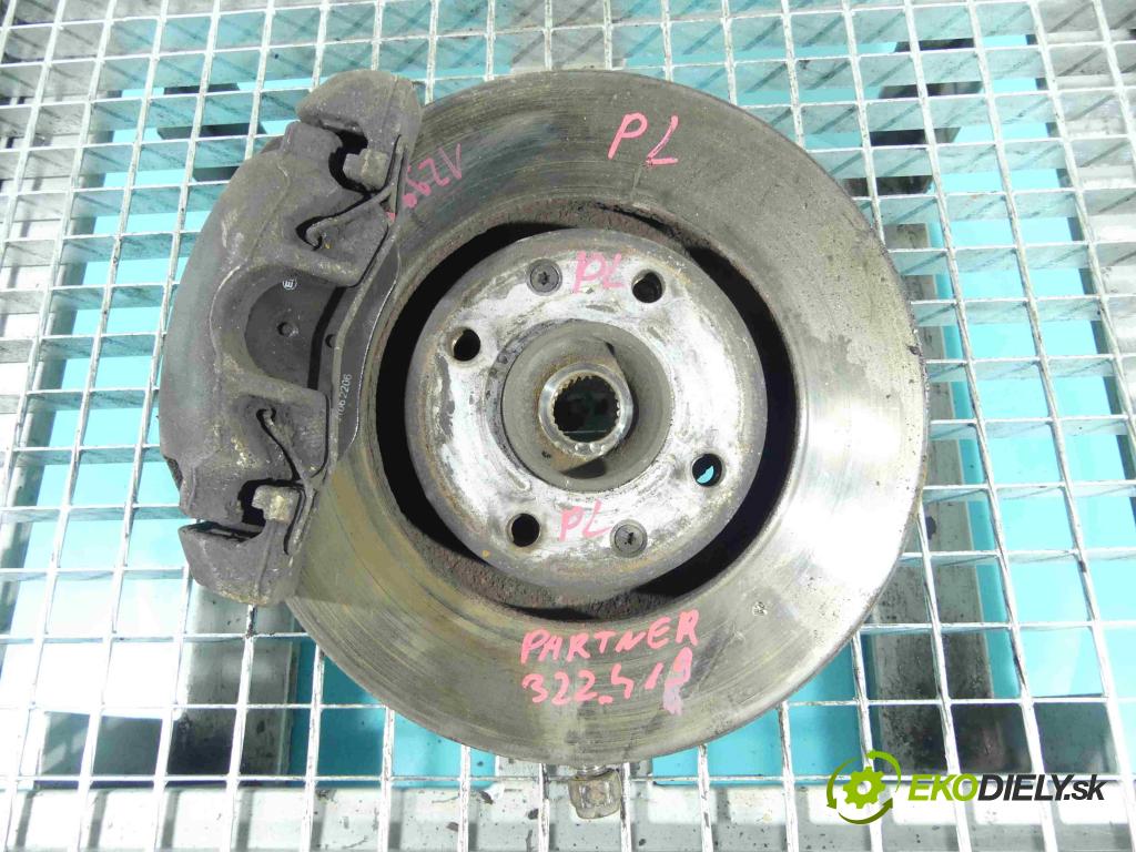 Peugeot Partner II 2008-2018 1.6 hdi 99 HP manual 73 kW 1560 cm3 5- náboj ľavé  (Náboje)