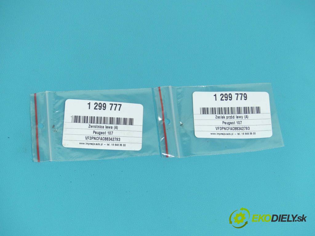 Peugeot 107 1.0 68 HP manual 50 kW 998 cm3 5- náboj ľavé  (Náboje)