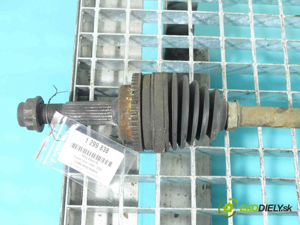 Toyota Yaris I 1999-2005 1.3 vvti 86 HP manual 63 kW 1299 cm3 5- poloos pravé (Poloosy)