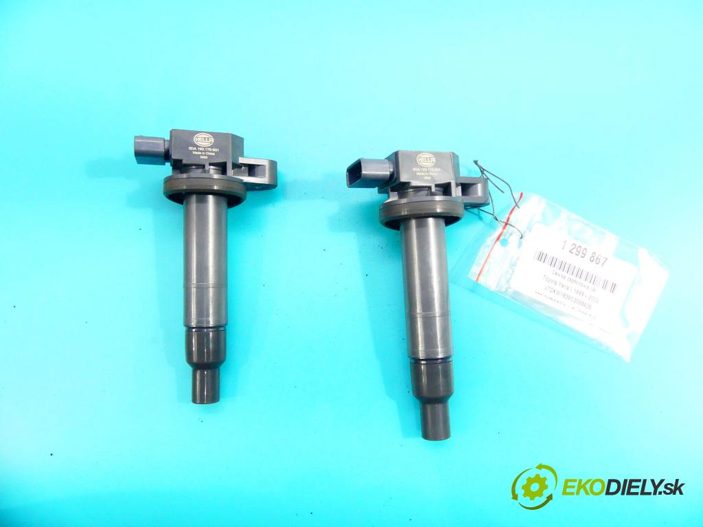 Toyota Yaris I 1999-2005 1.3 vvti 86 HP manual 63 kW 1299 cm3 5- cievka zapaľovacia 5DA193175-931 (Zapaľovacie cievky, moduly)