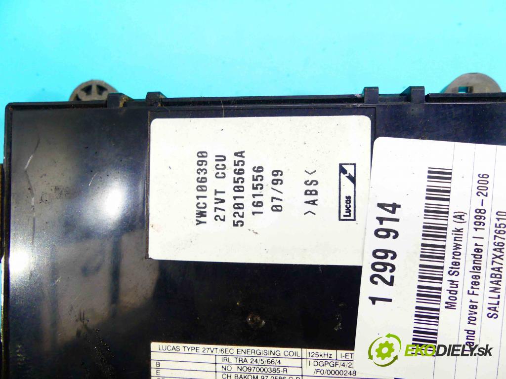 Land rover Freelander I 1998-2006 1.8 16v 120 HP manual 88 kW 1795 cm3 5- modul riadiaca jednotka 52010565A (Ostatné)