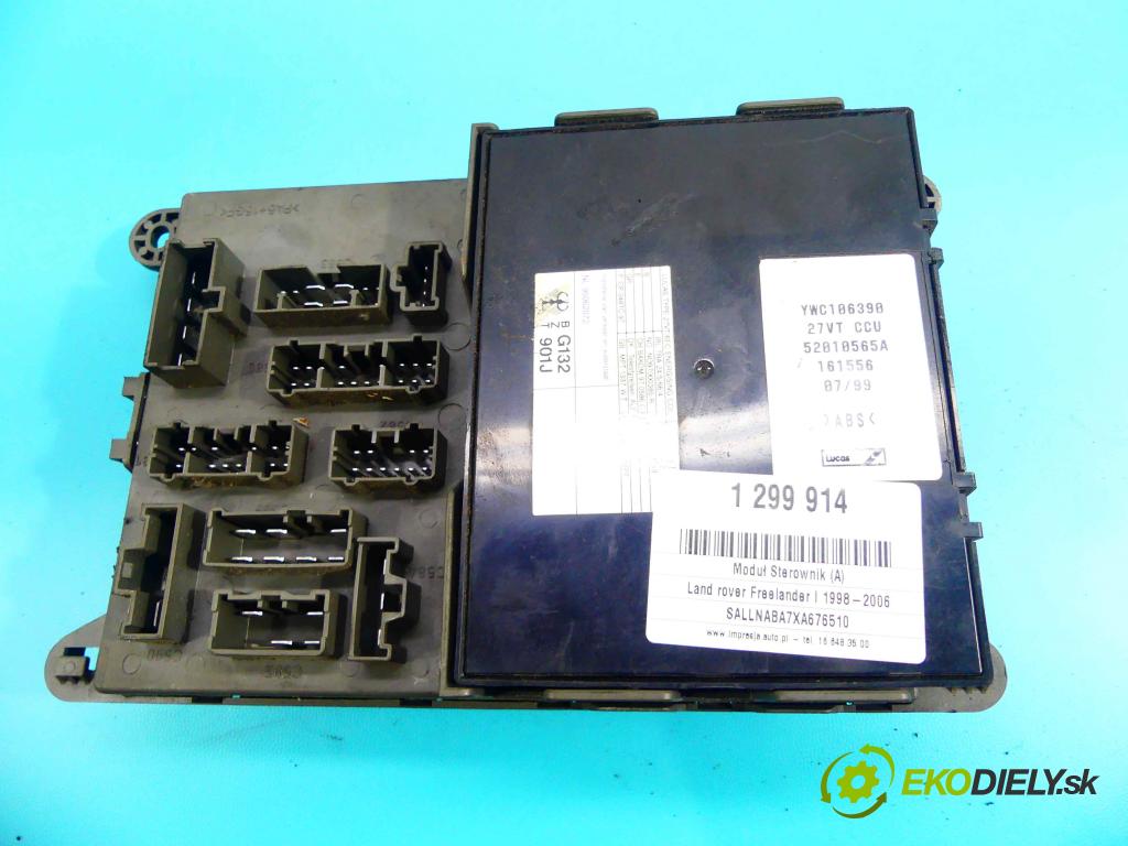 Land rover Freelander I 1998-2006 1.8 16v 120 HP manual 88 kW 1795 cm3 5- modul riadiaca jednotka 52010565A (Ostatné)