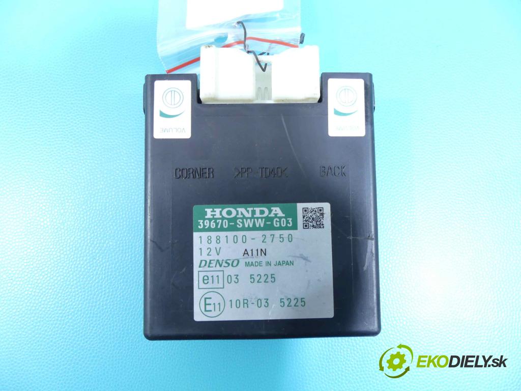 Honda CR-V III 2006-2011 2.2 i-DTEC: 150 HP manual 110 kW 2199 cm3 5- modul riadiaca jednotka 188100-2750 (Ostatné)