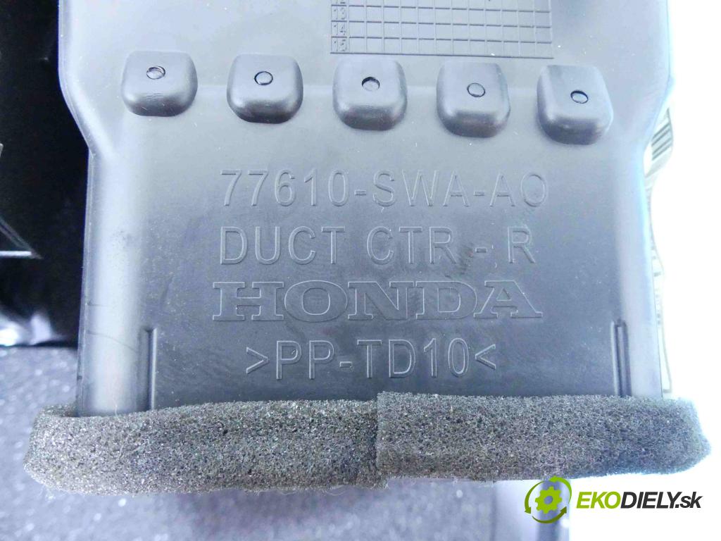 Honda CR-V III 2006-2011 2.2 i-DTEC: 150 HP manual 110 kW 2199 cm3 5- Mřížka: kúrenia stredová 77610-SWA-A020-M1-NH167L (Mriežky kúrenia (fukáre))