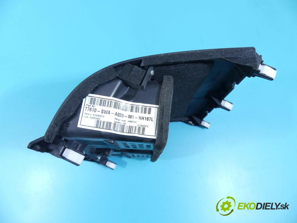 Honda CR-V III 2006-2011 2.2 i-DTEC: 150 HP manual 110 kW 2199 cm3 5- Mřížka: kúrenia stredová 77610-SWA-A020-M1-NH167L (Mriežky kúrenia (fukáre))